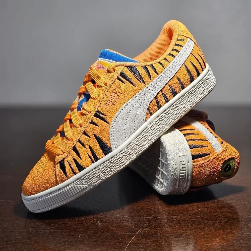 Puma Suede Frosted Flakes Tony The Tiger Shoes Stripes Youth 5.5 Big Kids New